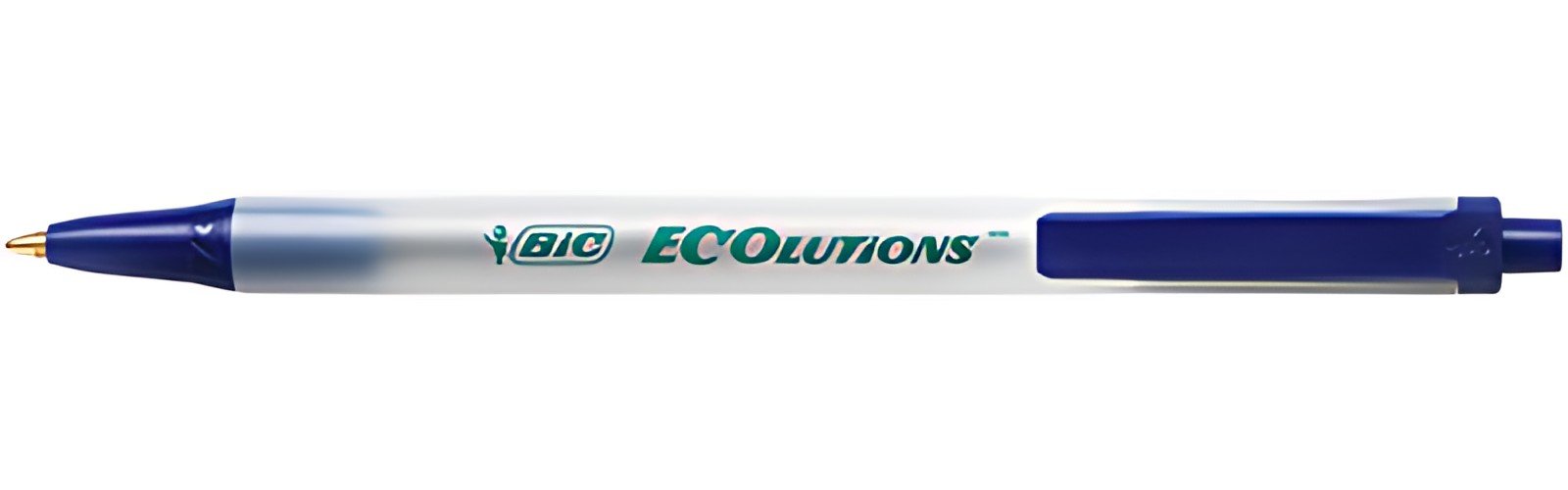 BIC Stylo à bille rétractable ECOlutions Clic Stic, bleu