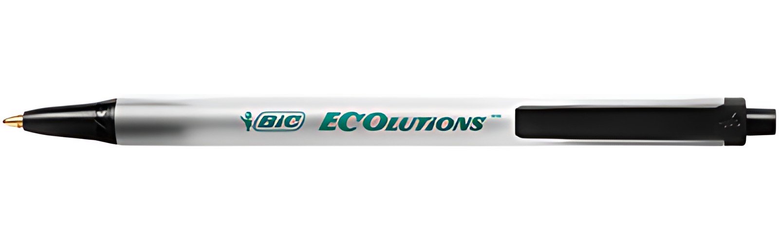 BIC Stylo à bille rétractable ECOlutions Clic Stic, noir