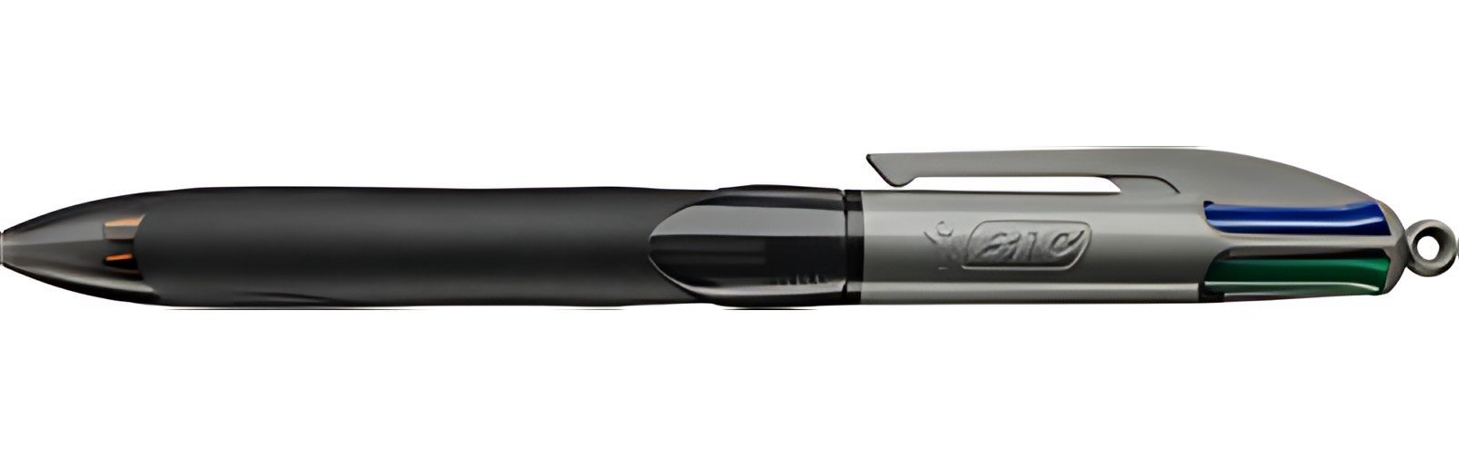 BIC Stylo à bille rétractable 4 Colours Grip Pro