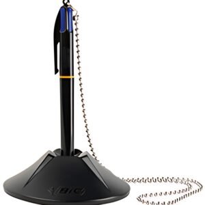 BIC Stylo à bille sur socle 4 Colours Counter Pen, noir