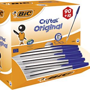 BIC Stylo à bille Cristal Original, VALUE PACK, bleu