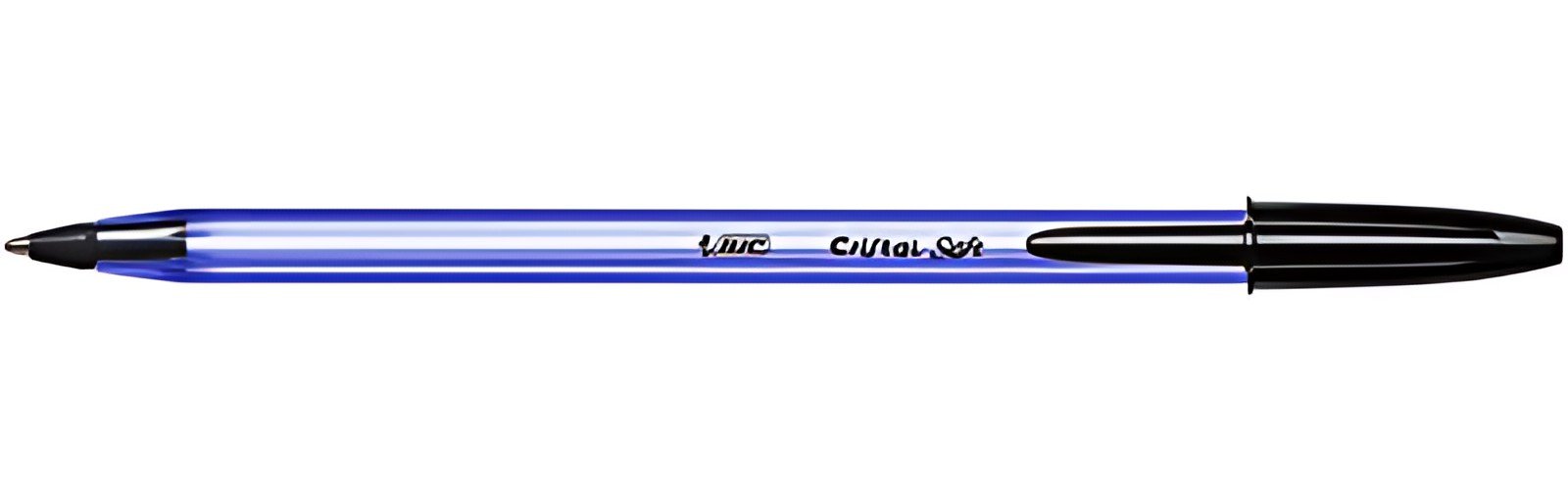 BIC Stylo à bille Cristal Soft, noir