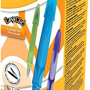 BIC Stylo plume Easy Clic, taille de plume: M, boîte de 20