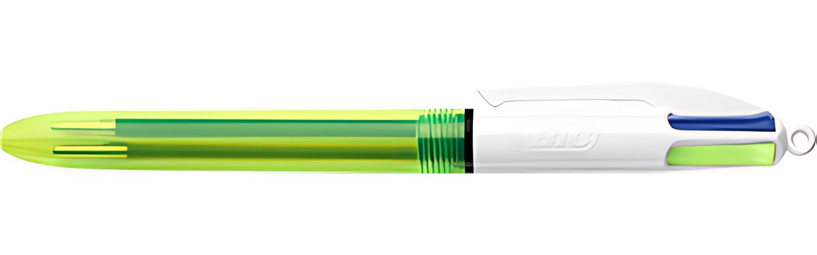 BIC Stylo à bille rétractable 4 Colours Fluo