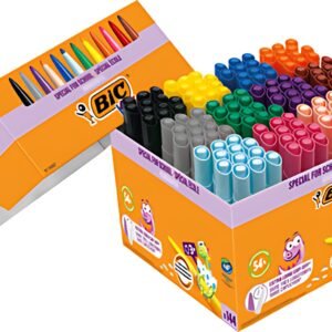 BIC KIDS Feutre Visacolor XL, Class Pack de 144 feutres