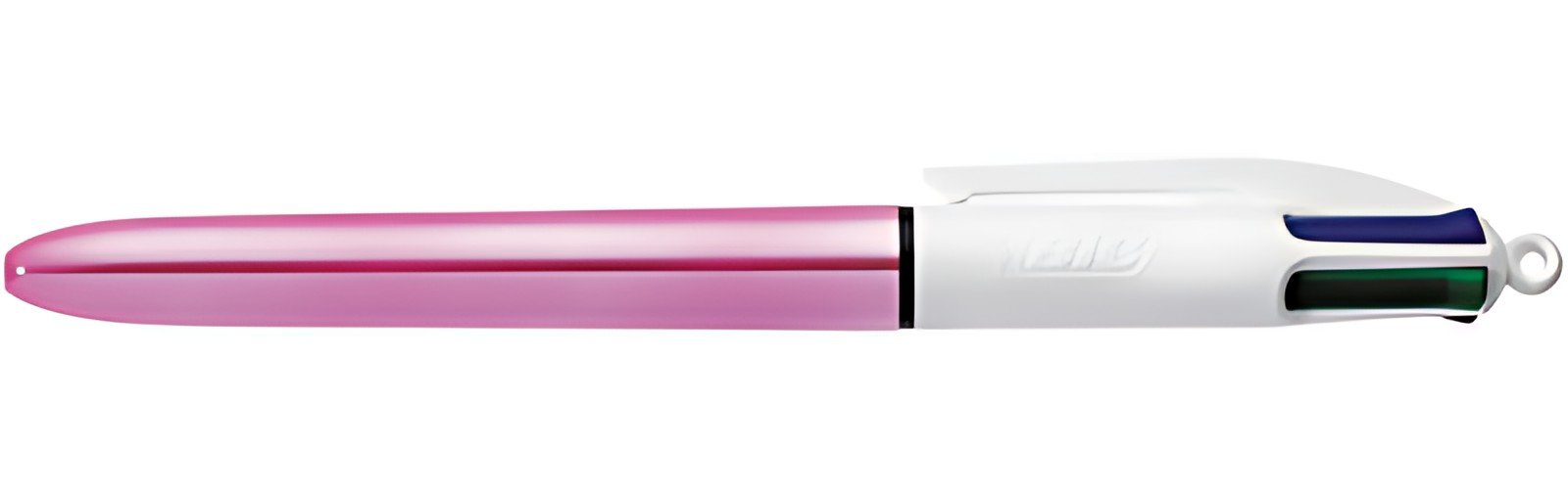 BIC Stylo à bille 4 Colours Shine, 0,32 mm, fuchsia