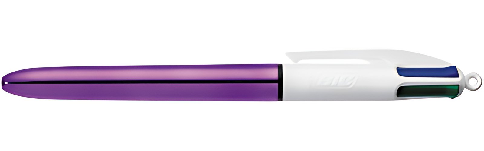 BIC Stylo à bille 4 Colours Shine, 0,32 mm, assorti