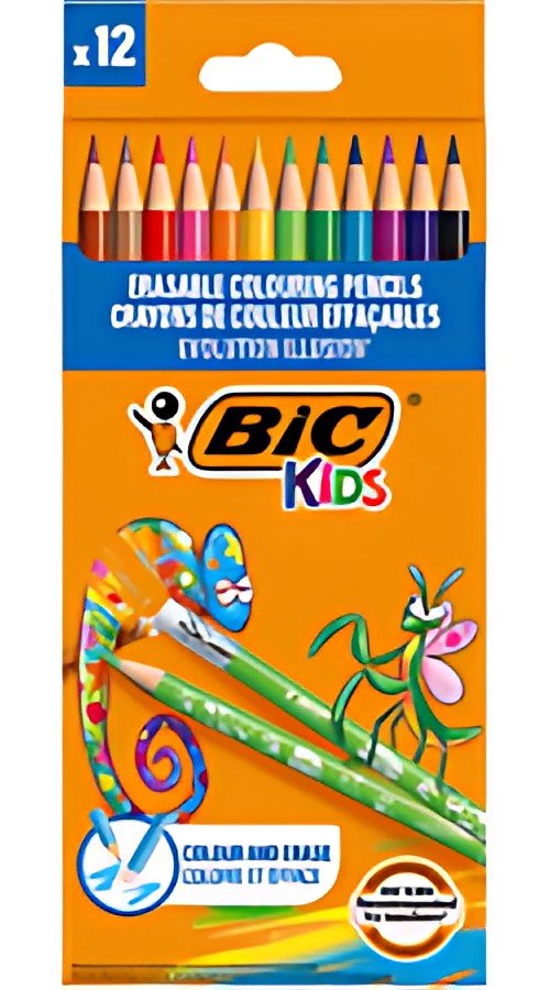 BIC KIDS Crayon de couleur EVOLUTION ILLUSION, gommable