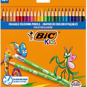 BIC KIDS Crayon de couleur EVOLUTION ILLUSION, gommable