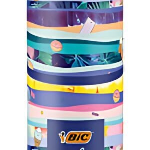 BIC Stylo à bille 4 Colours, boîte métallique de 8