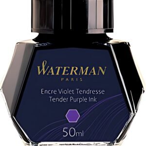 WATERMAN Flacon d'encre, contenu: 50 ml, en verre, violet