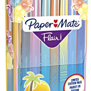 Paper:Mate Stylo feutre Flair TROPICAL VACATION, étui de 16