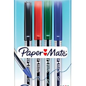 Paper:Mate Stylo à bille Jiffy, sachet de 4, assorti