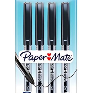 Paper:Mate Stylo à bille Jiffy, sachet de 4, noir