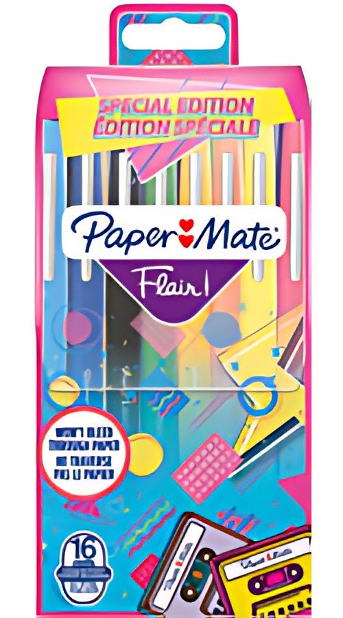 Paper:Mate Stylo feutre Flair RETRO, étui de 16