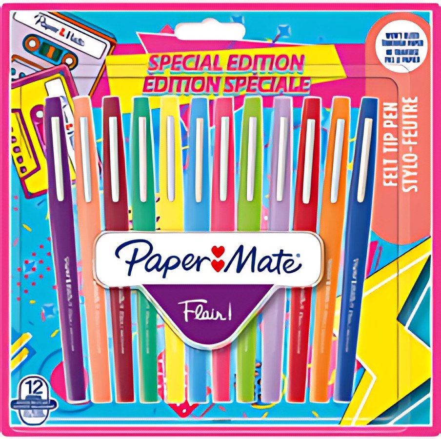 Paper:Mate Stylo feutre Flair RETRO, étui de 12