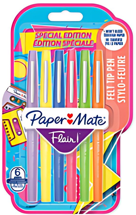 Paper:Mate Stylo feutre Flair RETRO, étui de 6