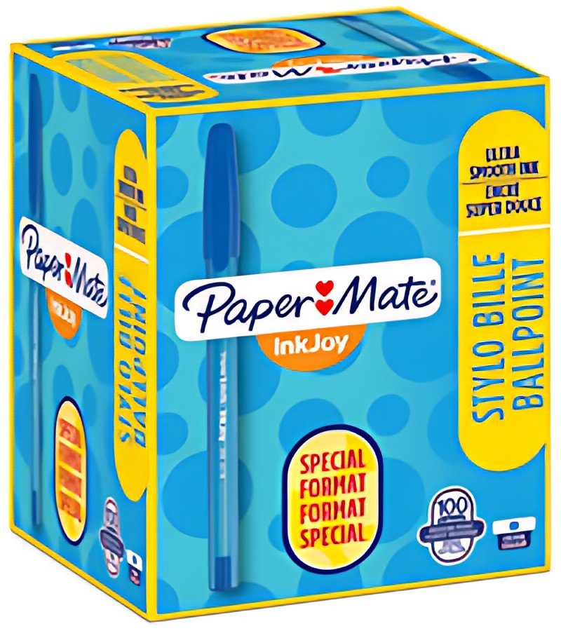 Paper:Mate Stylo à bille InkJoy 100, Value pack, bleu