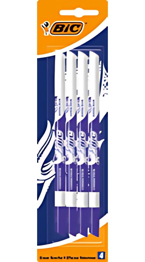 BIC Effaceur, effacer & corriger, avec 2 pointes, pack de 4
