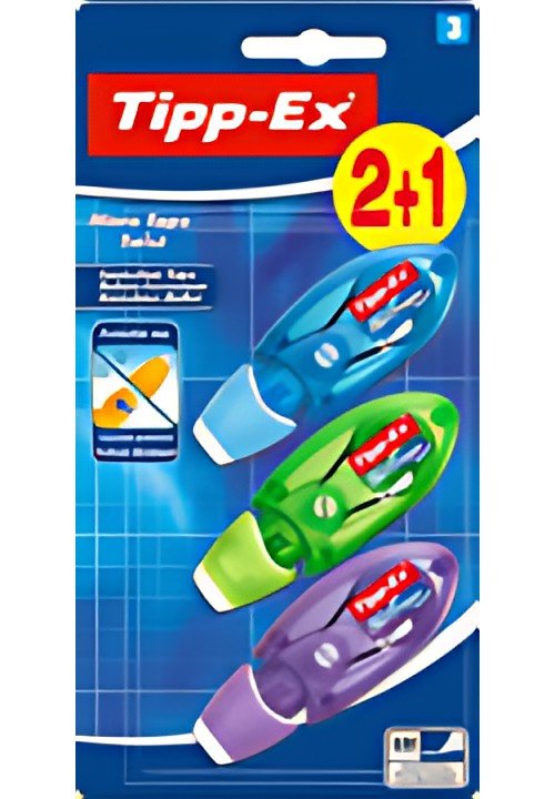 Tipp-Ex Roller correcteur "Micro Tape Twist", assorti