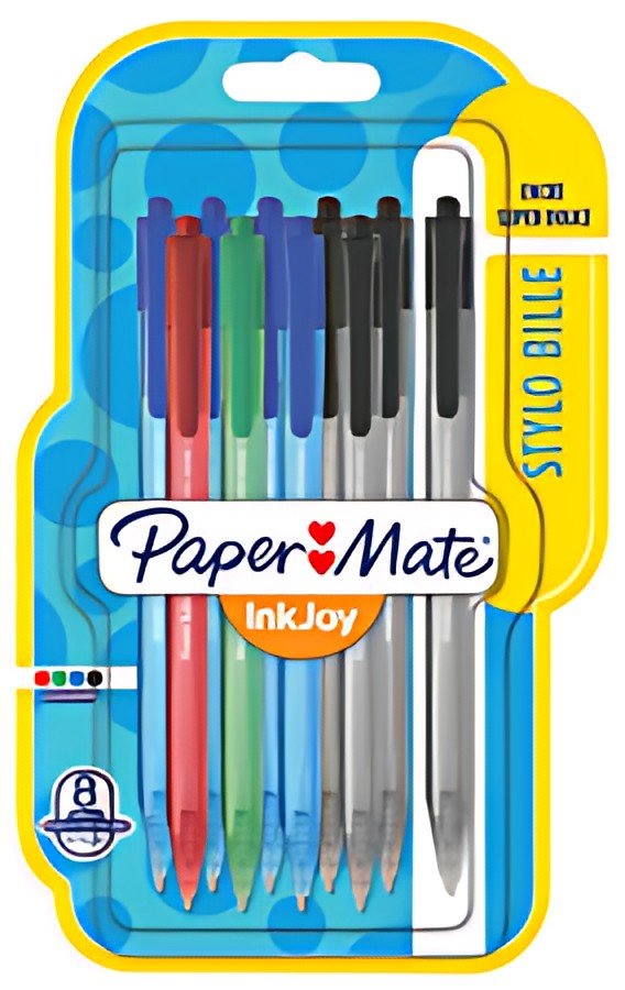 Paper:Mate Stylo à bille InkJoy 100 RT, blister de 8