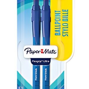 Paper:Mate Stylo à bille FlexGrip Ultra, blister de 2, bleu