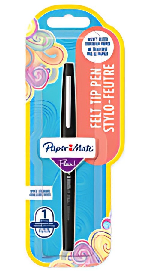 Paper:Mate Stylo feutre Flair, blister de 1, noir