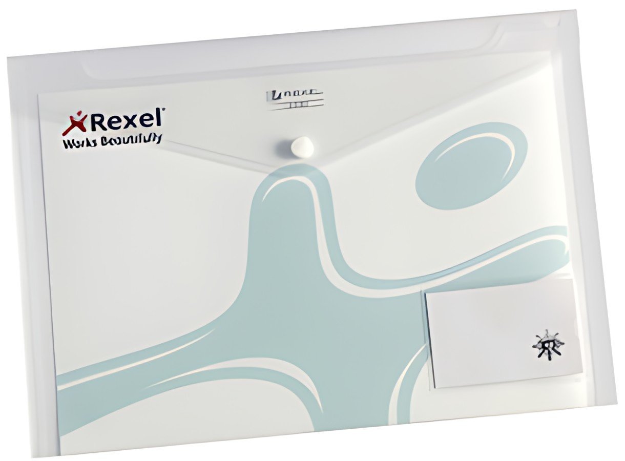 Rexel Pochette à documents, A4, PP, transparent