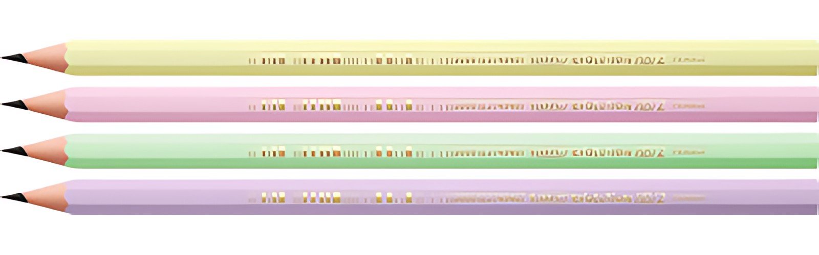 BIC Crayon de papier Evolution PASTEL, HB, assorti