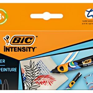 BIC Marqueur permanent Intensity, carte blister de 4