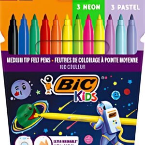 BIC KIDS Feutre Cosmo, étui en carton de 12