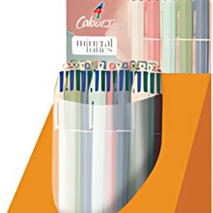 BIC Stylo à bille 4 Colours Mineral Tones, présentoir