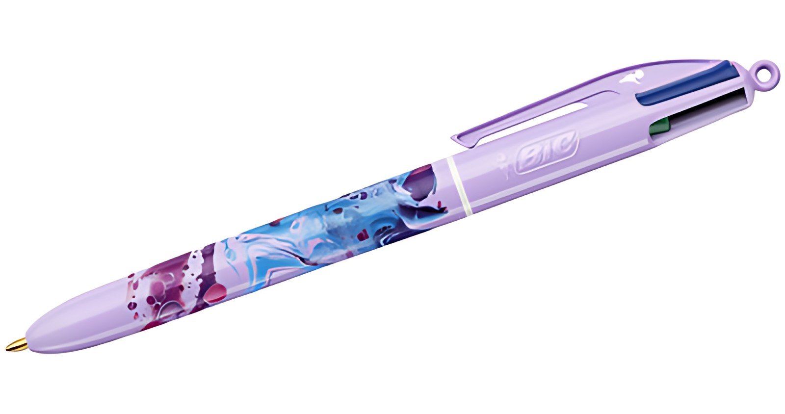 BIC Stylo à bille rétractable 4 Colours Hydro