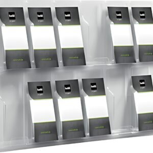 helit Porte-brochures mural "the clearly", transparent