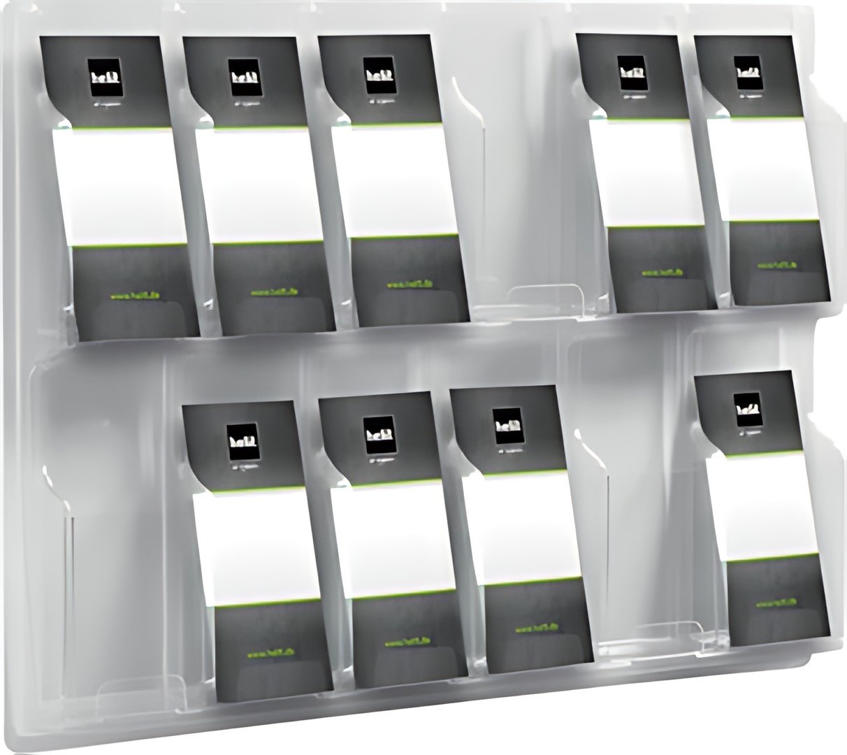 helit Porte-brochures mural "the clearly", transparent