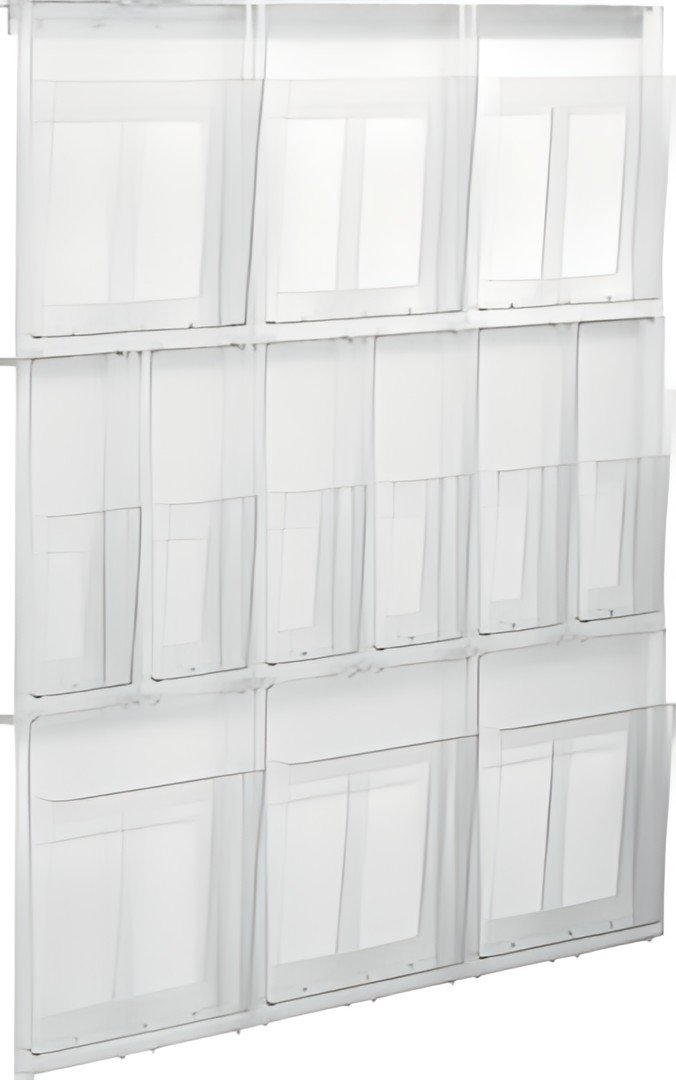 helit Porte-brochures mural "the placativ", transparent