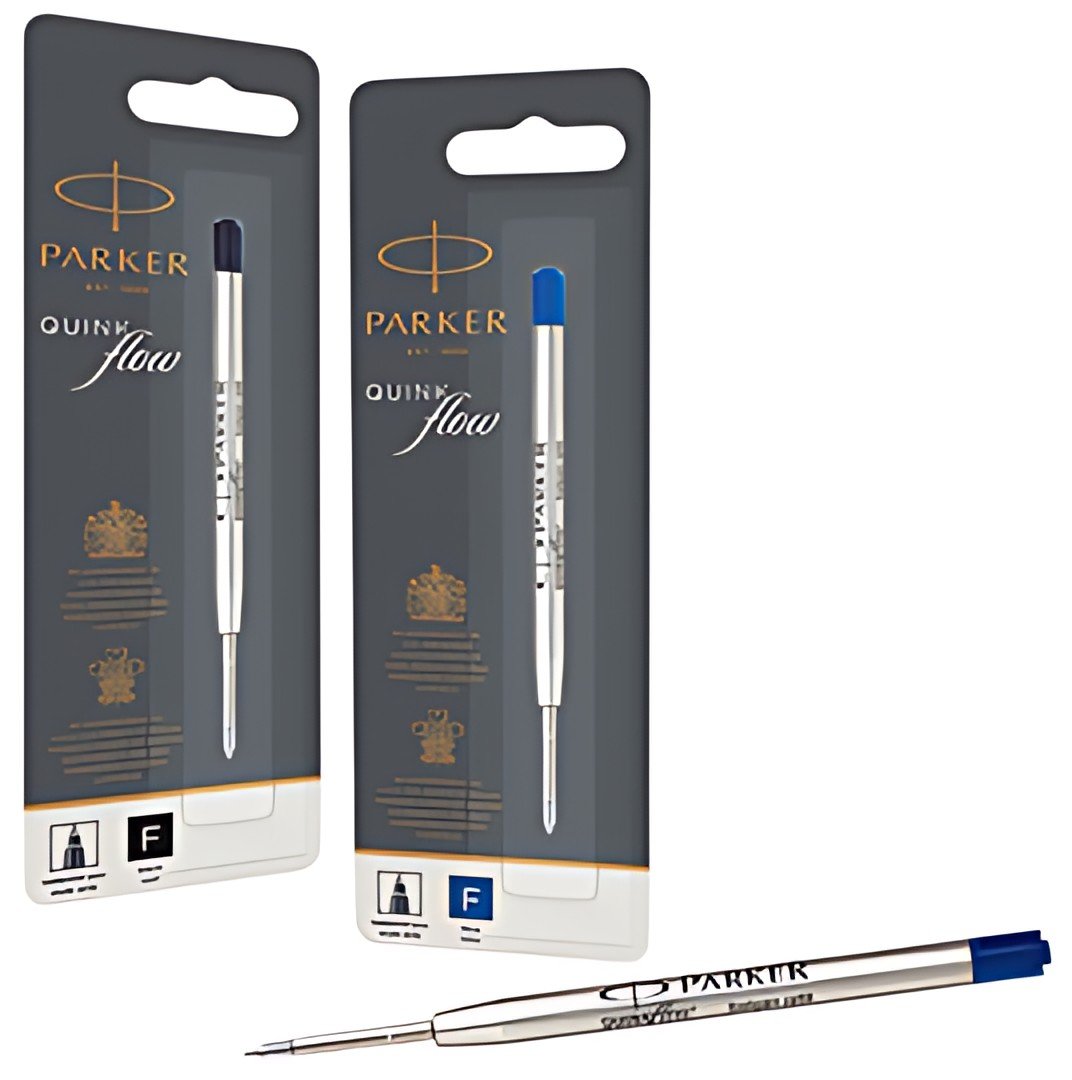 PARKER Recharge pour stylo QUINKflow, M, blister, bleu