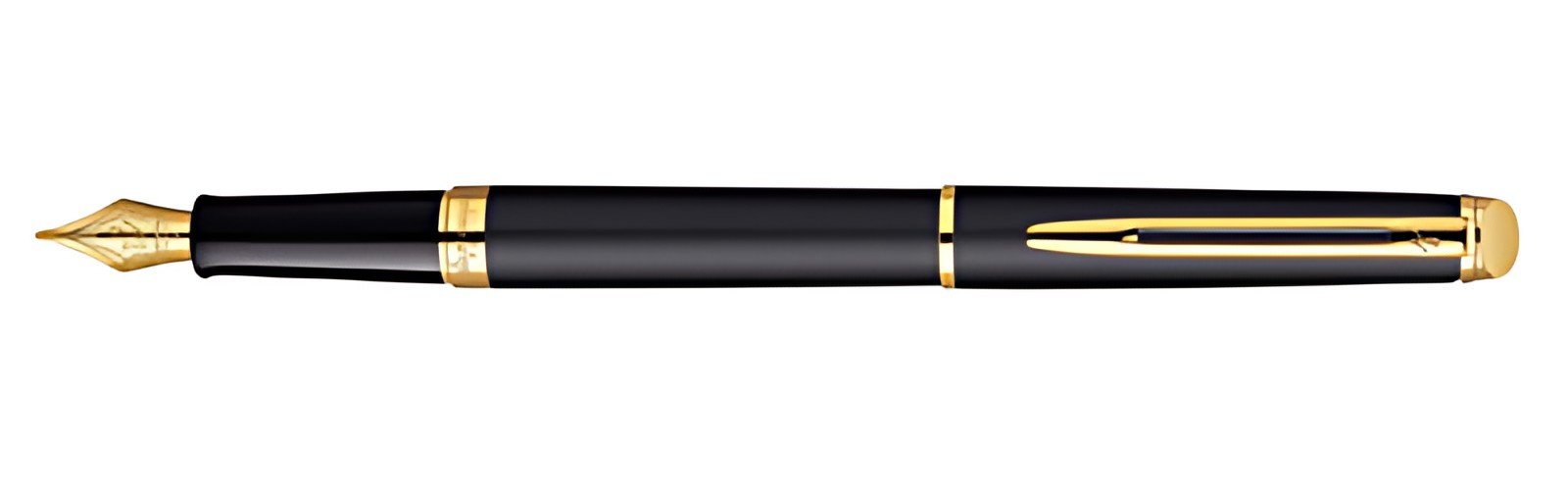 WATERMAN Stylo plume Hémisphère, Mat Noir G.T.