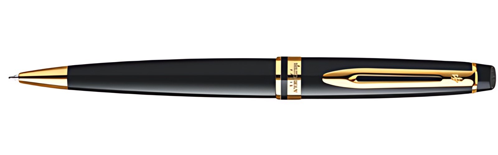WATERMAN Stylo à bille à mécanisme rotatif Expert, noir G.C.