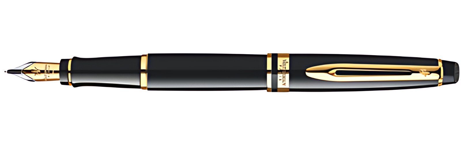 WATERMAN Stylo plume Expert, Laque Noire G.T., tracé: M