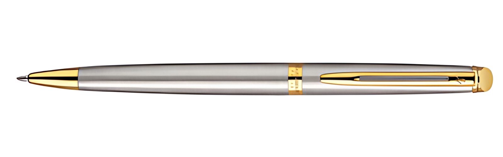 WATERMAN Stylo à bille Hémisphère, Acier G.T.