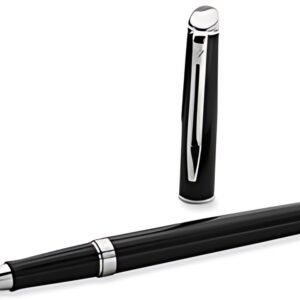 WATERMAN Stylo roller Hémisphère, vernis C.C., noir