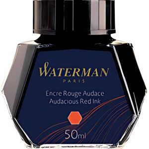 WATERMAN Flacon d'encre, contenu: 50 ml en verre, rouge