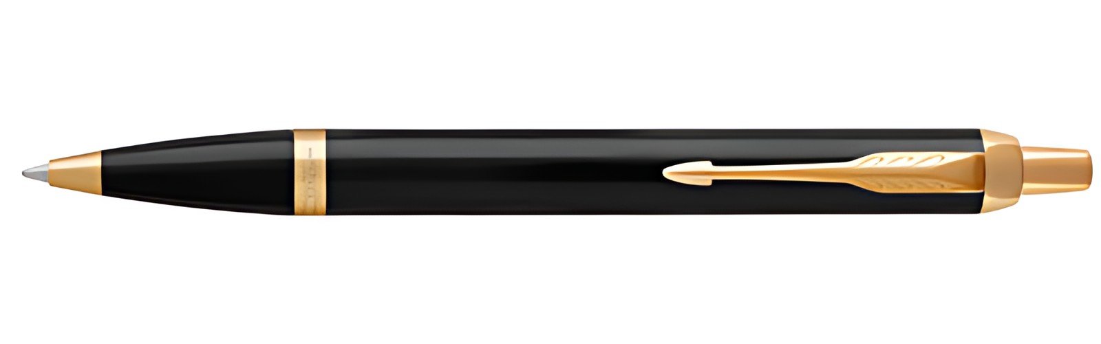 PARKER Stylo à bille rétractable IM Laque Noire G.T.