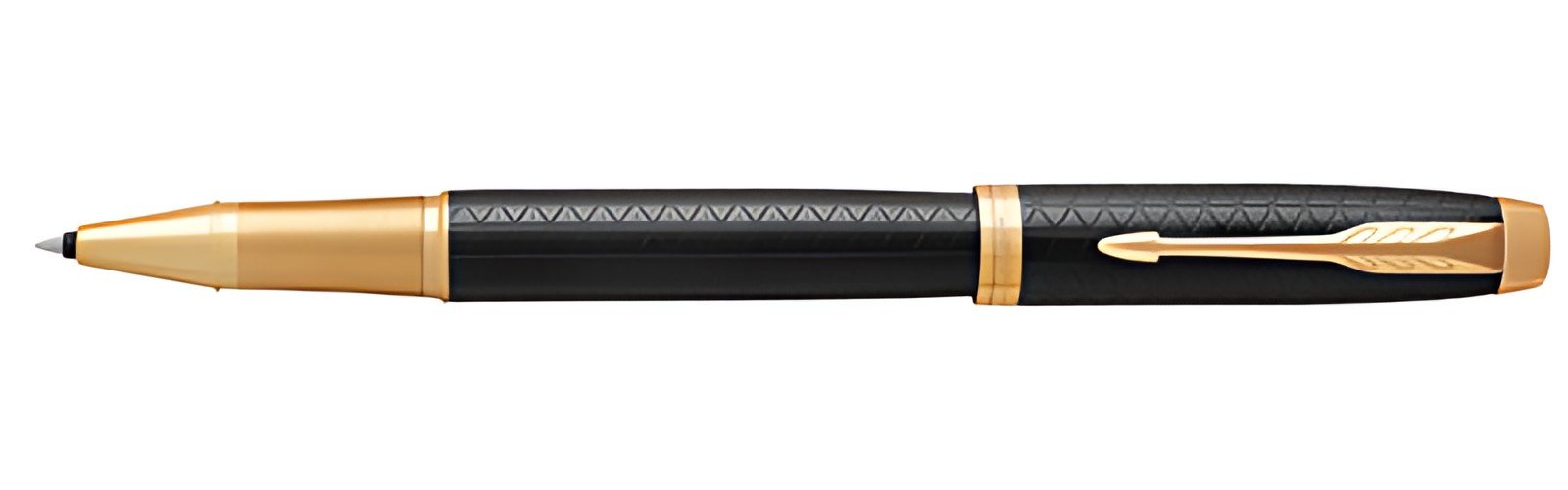 PARKER Stylo roller IM PREMIUM Noir et Doré G.T.
