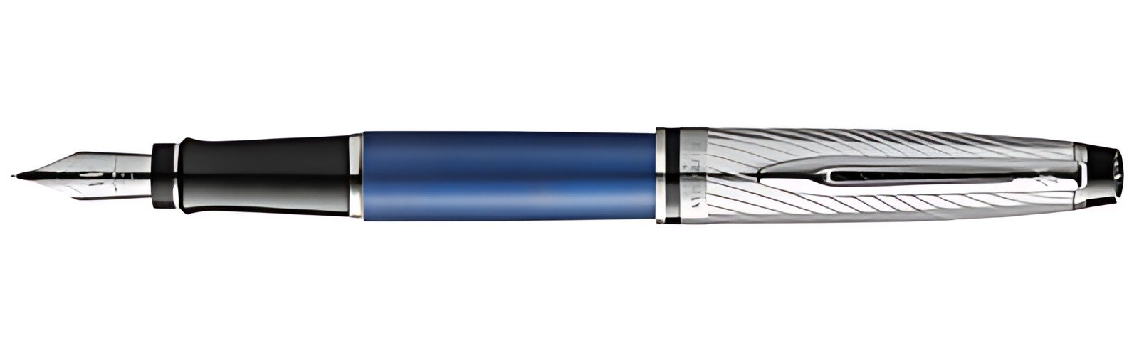 WATERMAN Stylo plume Expert Deluxe, métal - bleu C.T.