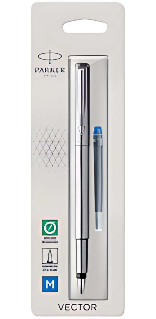 PARKER Stylo plume VECTOR, acier, taille de plume: M