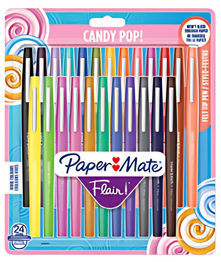 Paper:Mate Stylo feutre Flair "Candy Pop", étui de 24
