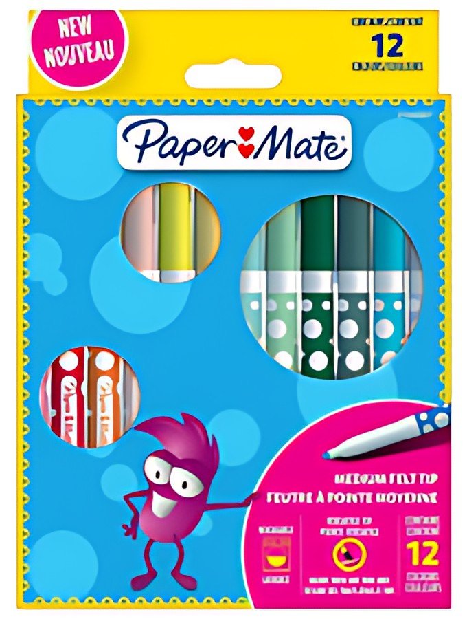 Paper:Mate Feutre Kids Colouring, blister de 12