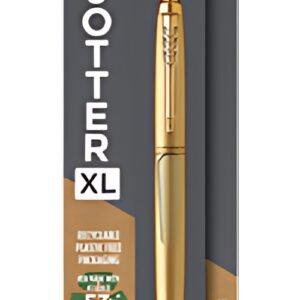 PARKER Stylo à bille JOTTER XL Monochrome, or jaune
